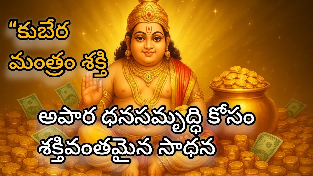 “కుబేర మంత్రం శక్తి! అపార ధనసమృద్ధి కోసం శక్తివంతమైన సాధన | Kubera Mantra Sadhana Telugu”