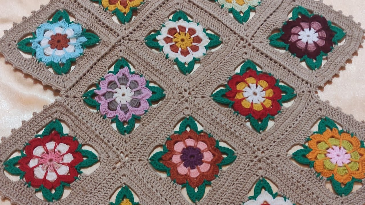 رانر كروشيه الجزء الثانى #طريقة_سهلة_للتشبيك