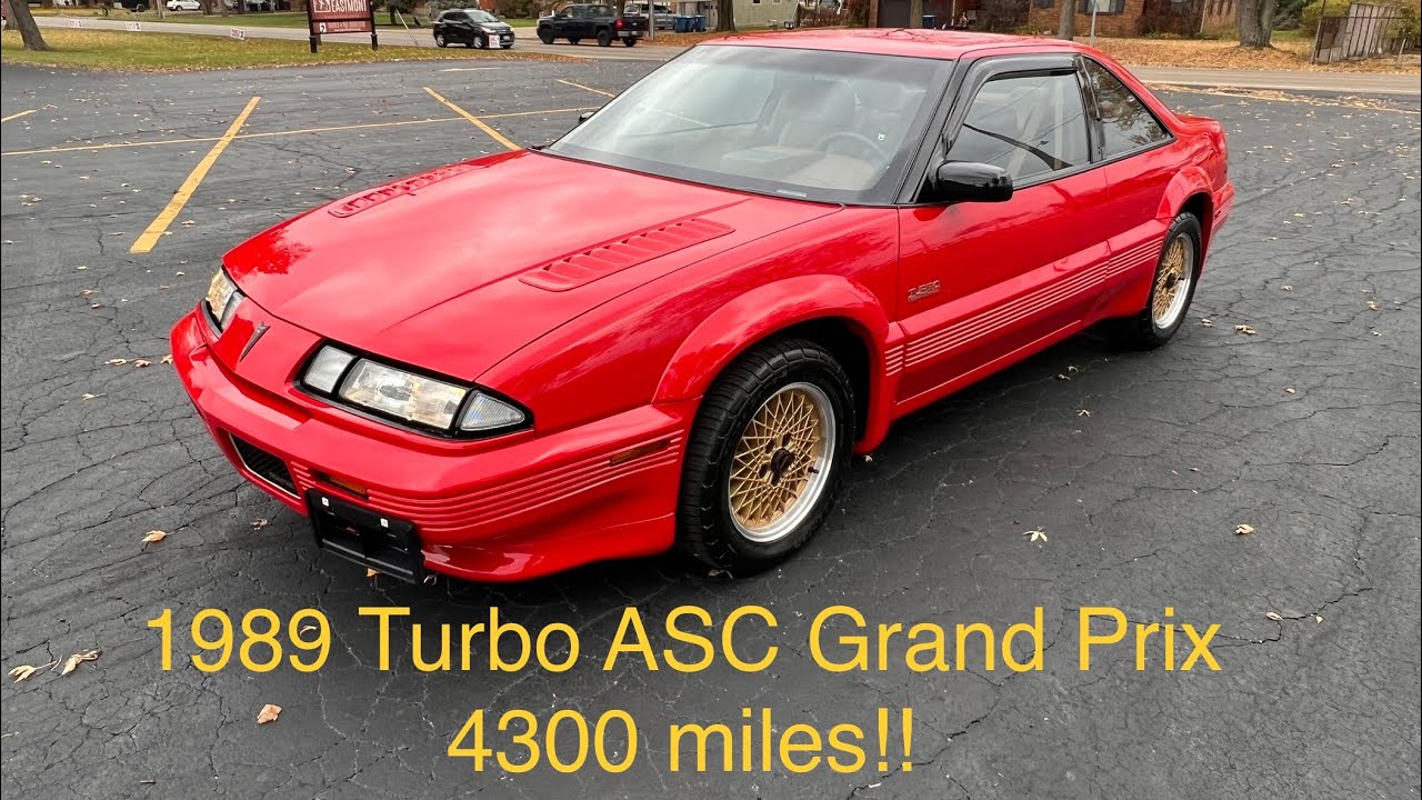 1989 Turbo ASC Grand Prix 4300 miles!!!!