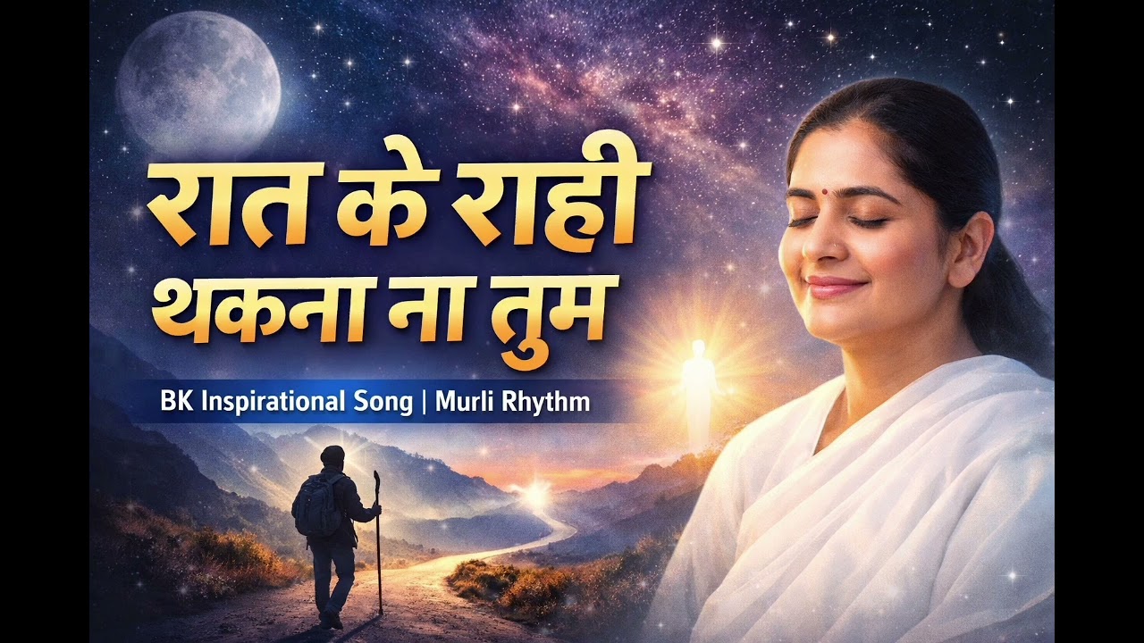 रात के राही थकना ना तुम | BK Song | Brahma Kumaris Inspirational Song | Murli Rhythm 