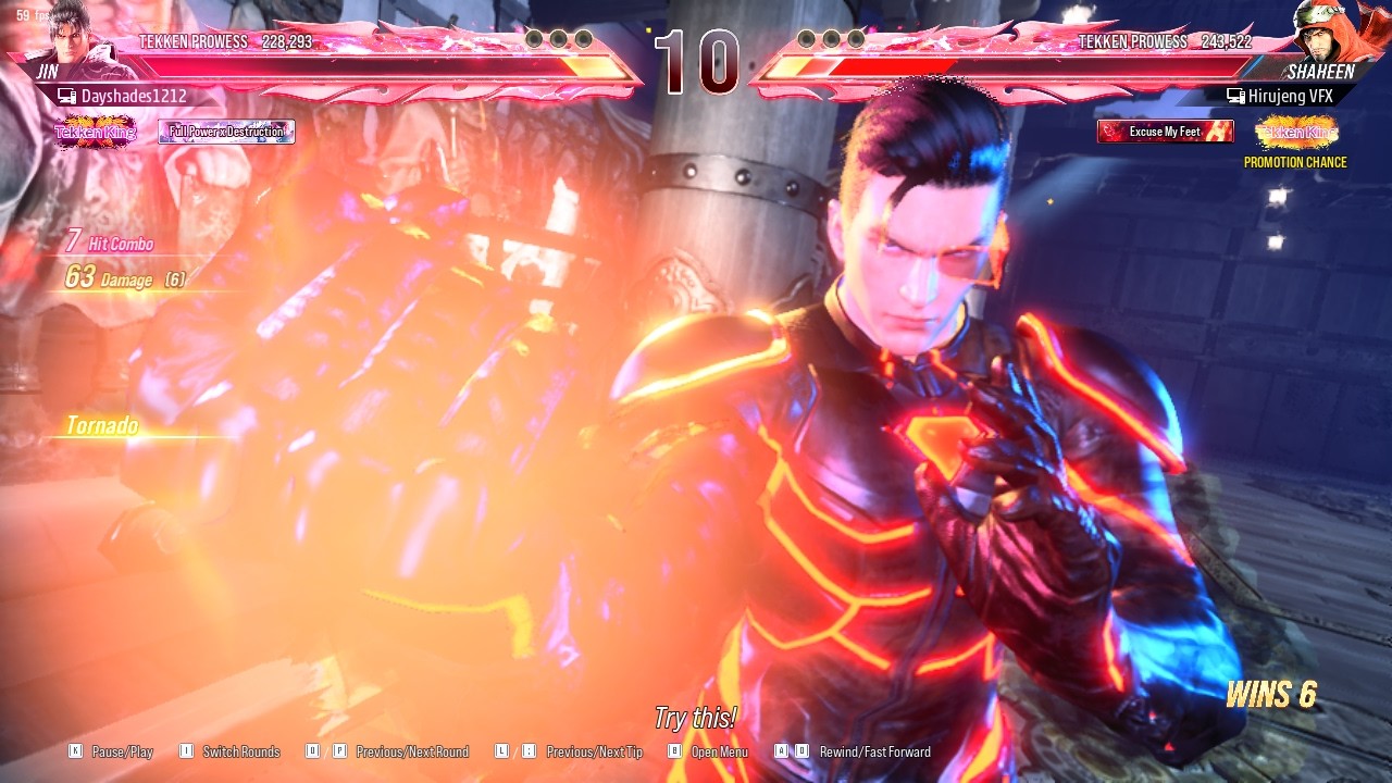 Aggressive Shaheen challenges my wavu wavu Jin