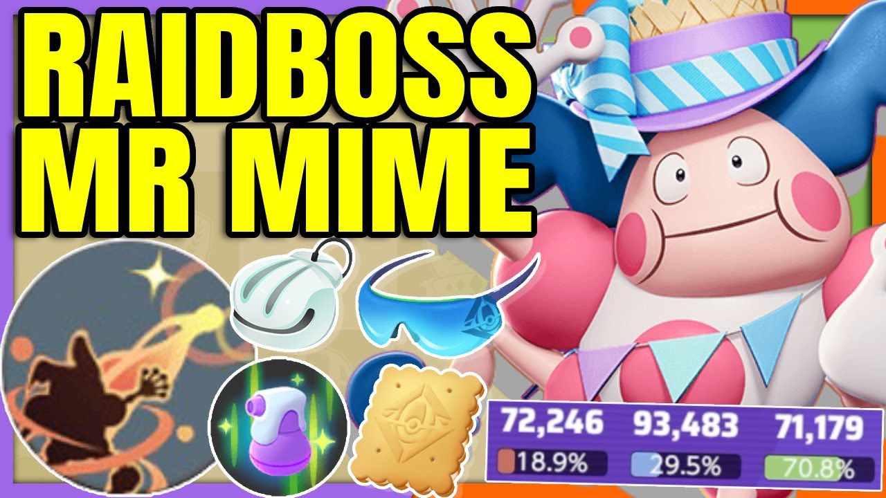 This BUILD turns MR MIME into a RAIDBOSS | Pokemon Unite