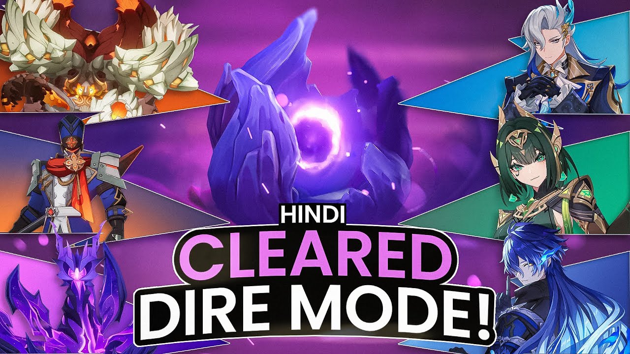 [Hindi] I Completed DIRE MODE in Stygian Onslaught! | Genshin Impact Luna 4