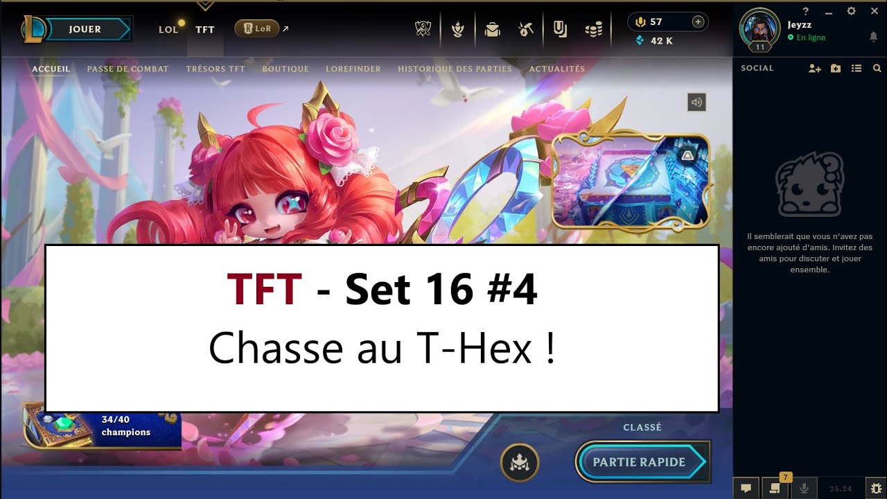 TFT - Set 16 #4 : Chasse au T-Hex !