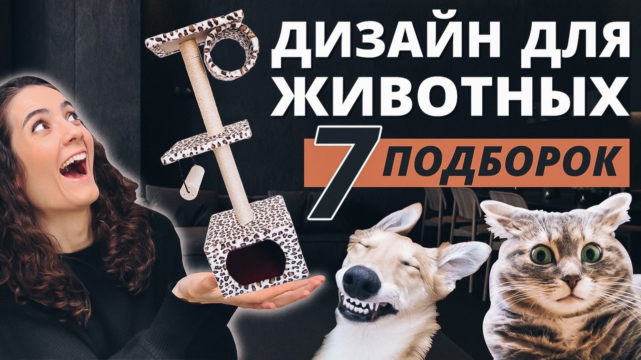 ДИЗАЙН ДЛЯ ЖИВОТНЫХ. МЕБЕЛЬ ДЛЯ КОШЕК И СОБАК, ИГРОВОЙ КОМПЛЕКС ДЛЯ КОШКИ, ЛЕЖАНКИ, КОГТЕТОЧКИ