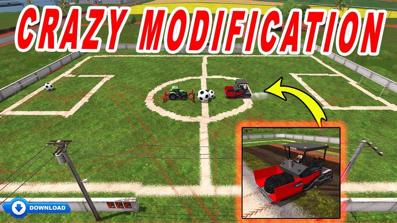 Farming Simulator 17: CRAZY GROUND MODIFICATION with Volvo!!!