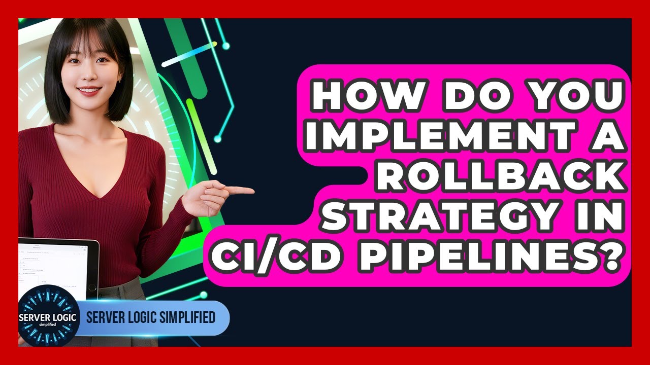 How Do You Implement A Rollback Strategy In CI/CD Pipelines? - Server Logic Simplified