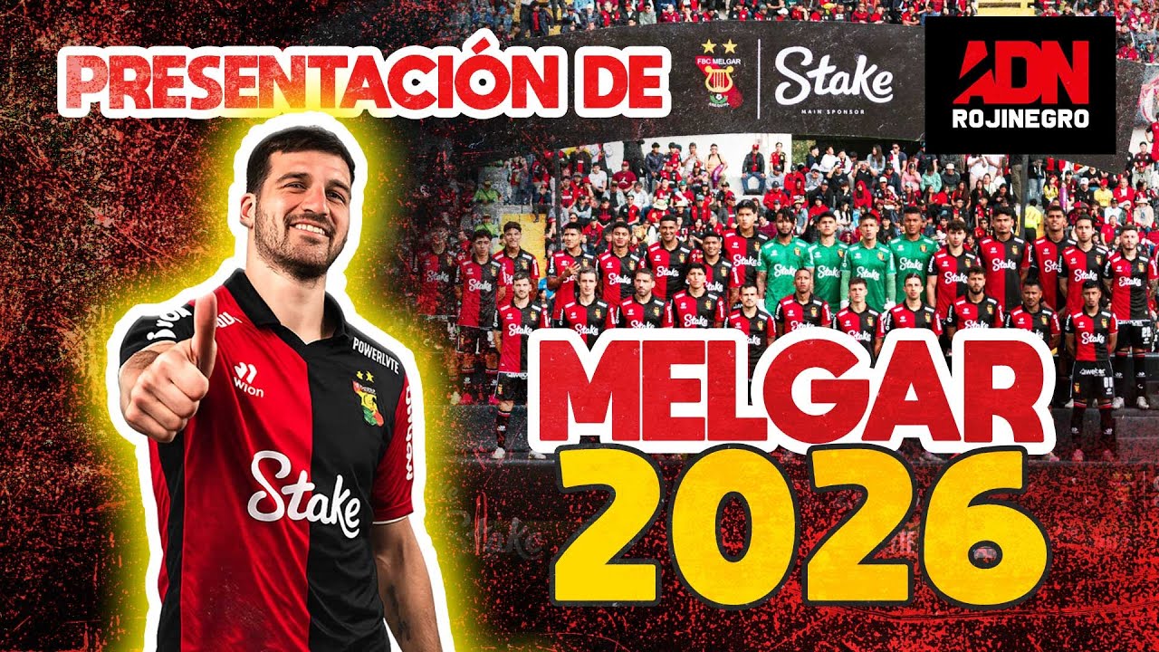 Presentación de Fbc Melgar 2026   /  Tarde Rojinegra