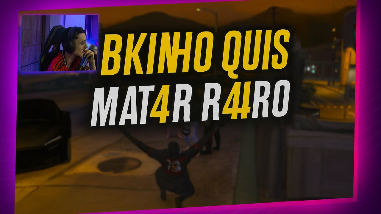 BKINHO QUIS MAT4R RARO? | TROCACAO NA PISTA 