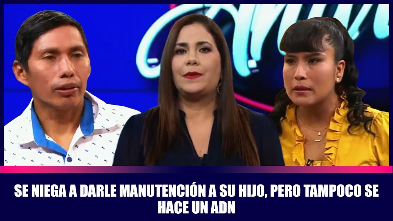 Se niega a darle manutención a su hijo, pero tampoco se hace un ADN