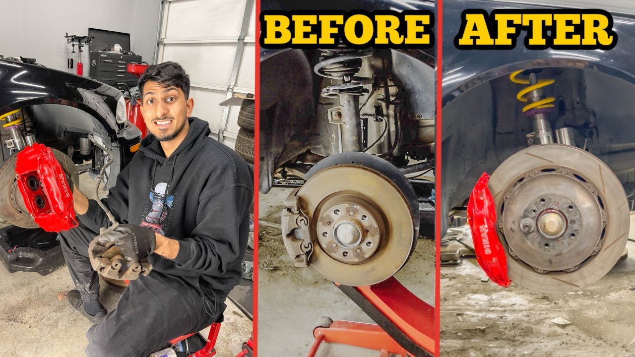 BMW M3 GETS A BIG BRAKE UPGRADE AND COILOVERS!