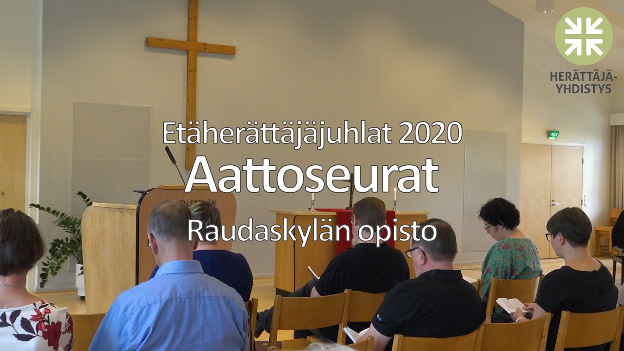 Etäherättäjäjuhlien 2020 aattoseurat Raudaskylän kr. opistolta