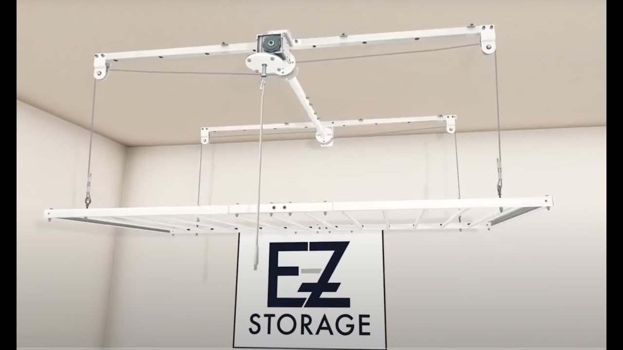E-Z Lift Garage Storage Installation Guide &ndash; Step-by-Step Tutorial for Overhead Ceiling Rack Setup
