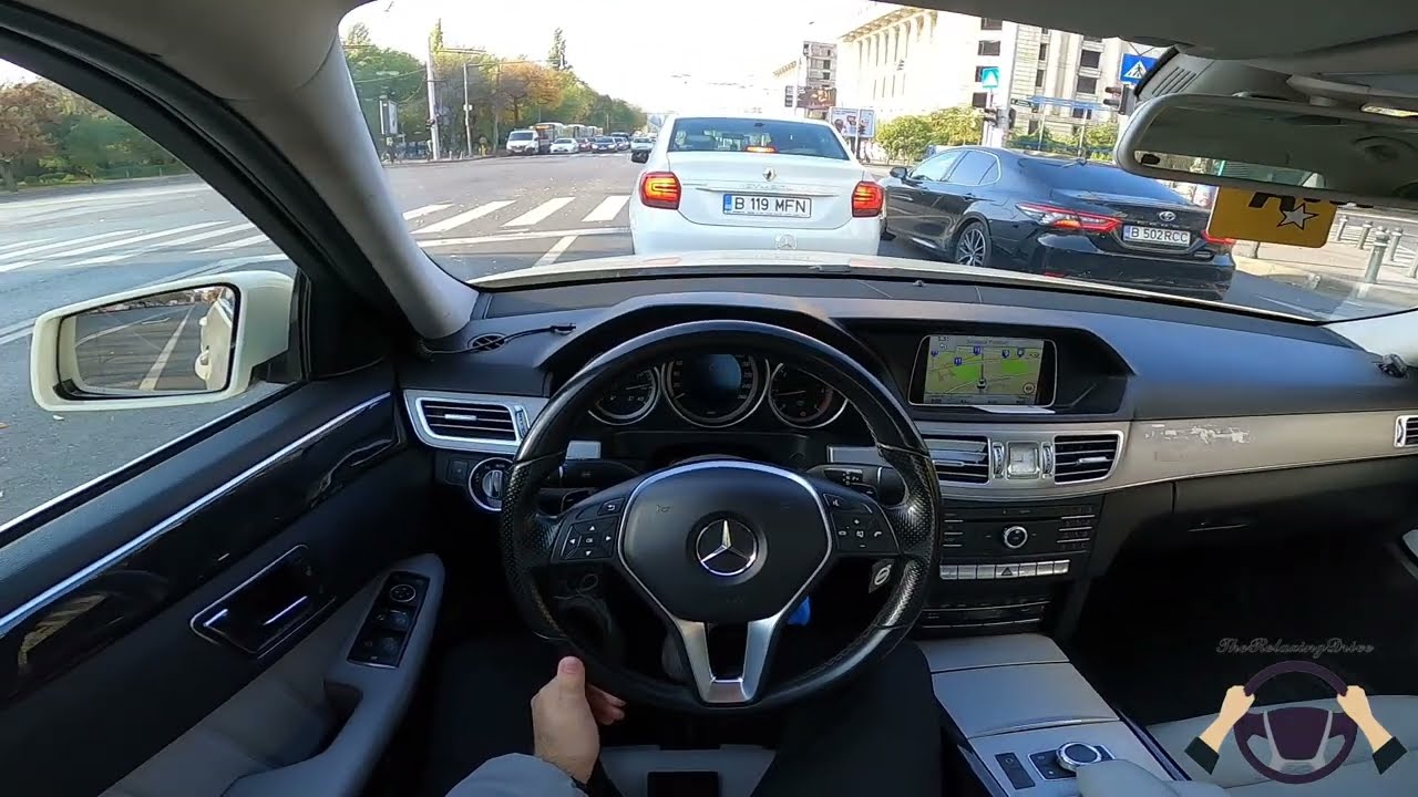 Pov Driving in Bucharest - Mercedes W212 - 2015