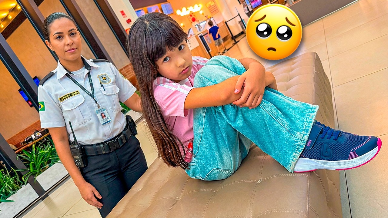 TIVE QUE ME VIRAR SOZINHA NO SHOPPING COM A SEGURANÇA DE OLHO 👀