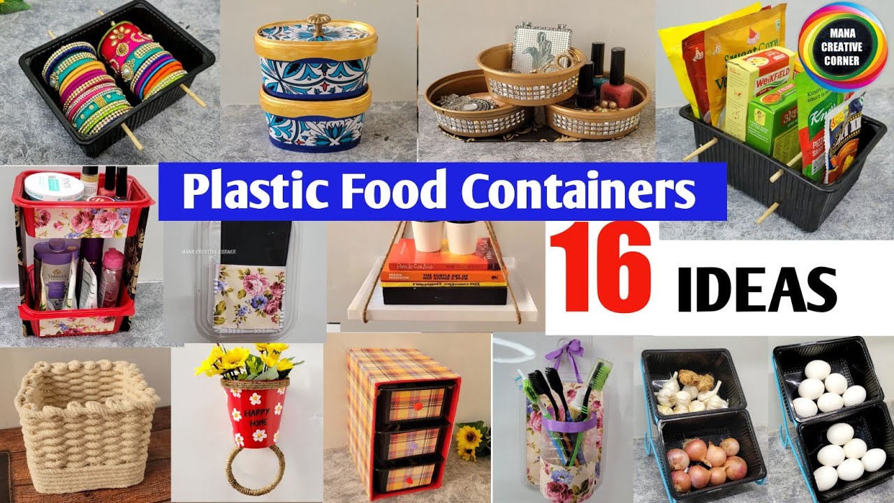16 Useful things You can make out of waste Plastic Containers/16 DIY Organizers from waste material