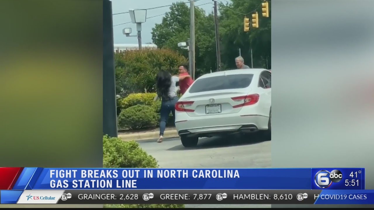 2 charged after gas station line fight amid panic-buying