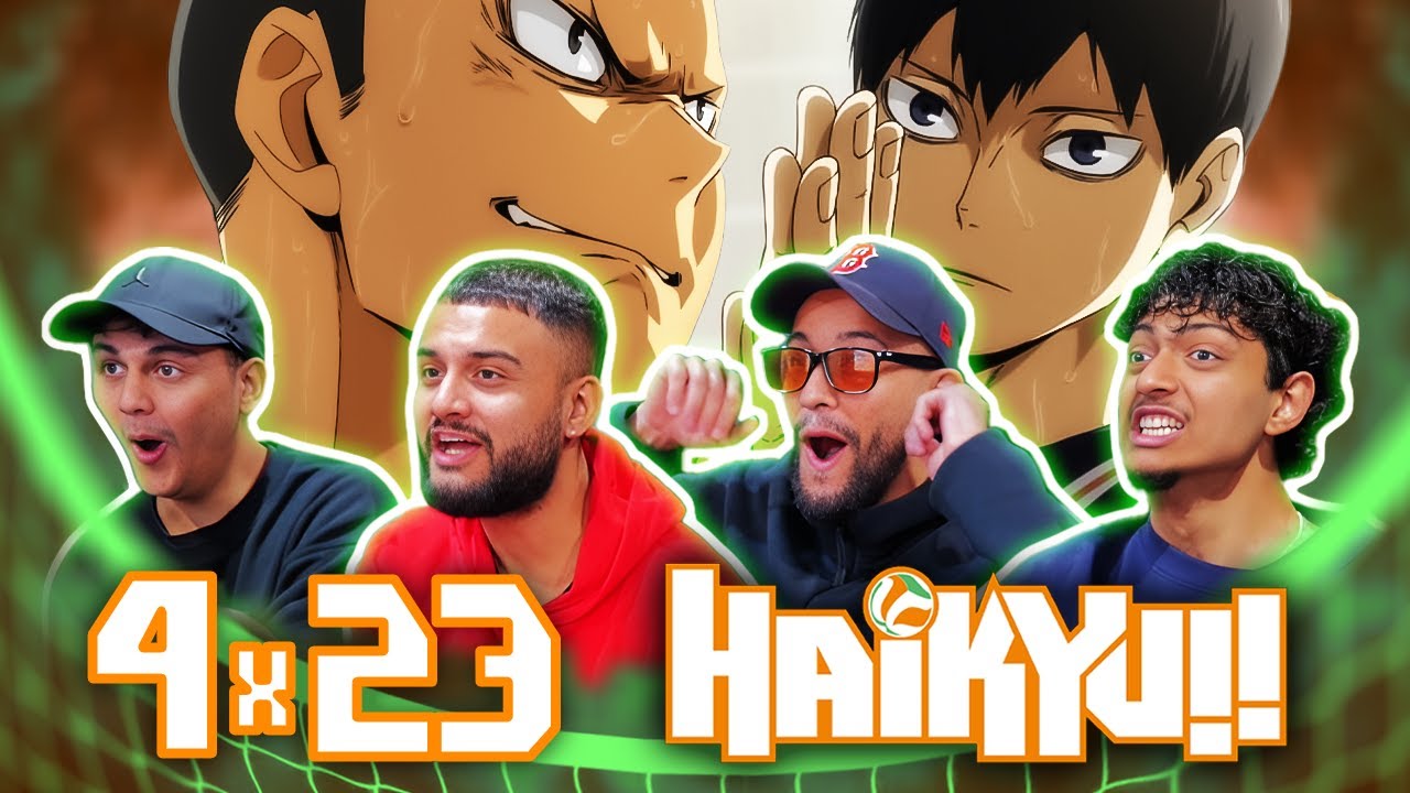 KAGEYAMA IS INSANE!!! 👑 | BROTHERS watch Haikyuu!! 4x23 