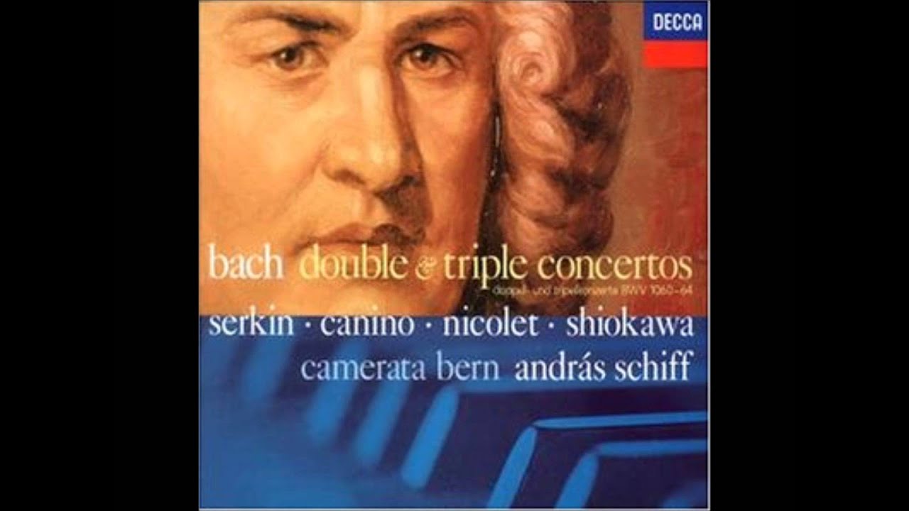 Bach: Concerto for Two Keyboards in C major, BWV 1061, Andras Schiff, Peter Serkin