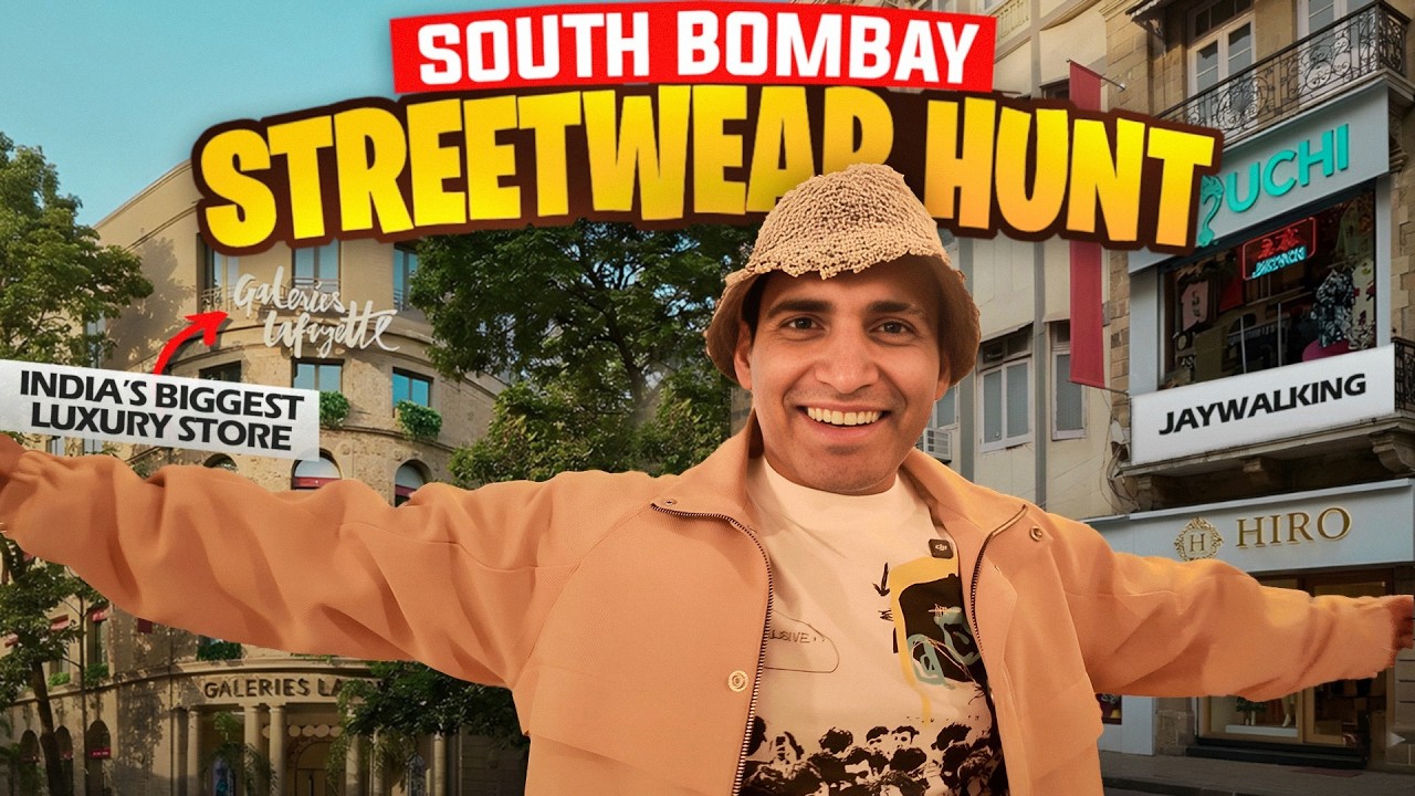 From Jaywalking to India’s Biggest Luxury Fashion Store 📍 South Bombay Streetwear Finds