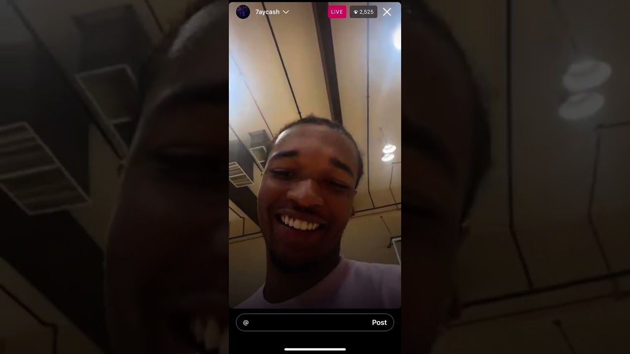 Isaiah hill and quvenzhane wallis playing basketball together on live👀🫢