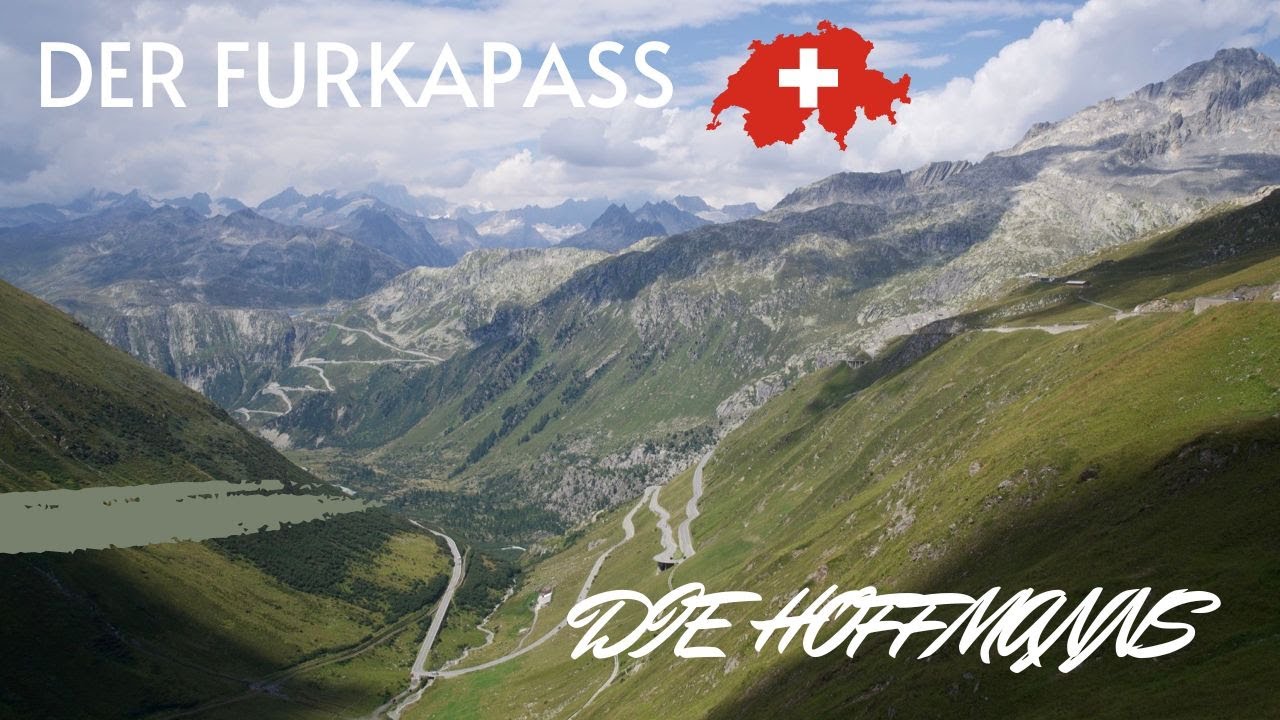 Der Furkapass.  Von Vitznau nach Täsch bei Zermatt