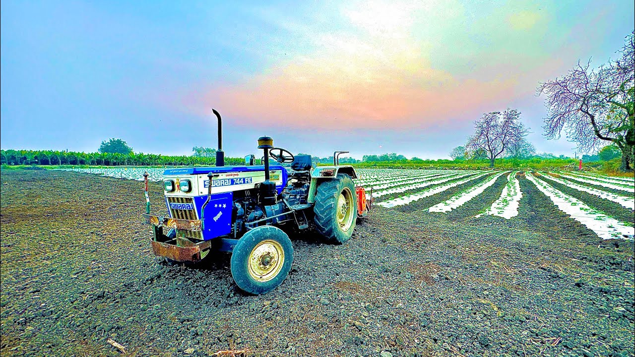 TRACTOR WORKS FARM ROTAWITOR  ||आज फिर खेत मे रोटवितोर मारणे गये ❤️♨️