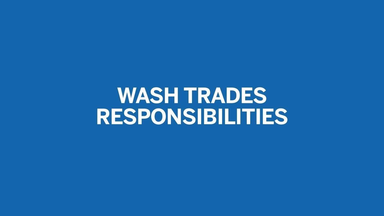 Wash Trades - Responsibility and Implications