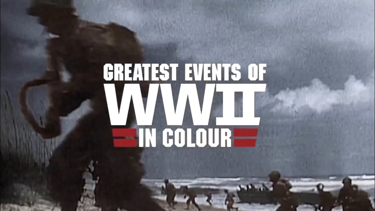 Netflix Greatest events of WWII in colour intro