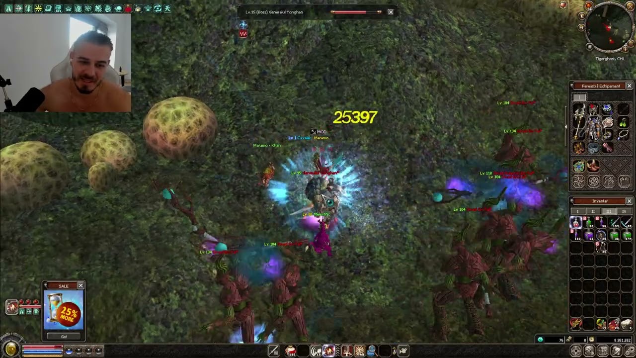WARRIOR NIVEL CHAMPION DISTRUGE PADUREA FERMECATA : METIN2RO