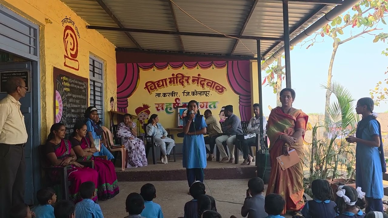 कुष्ठरोग  जनजागृती.... जान्हवी खद्रे 6th std