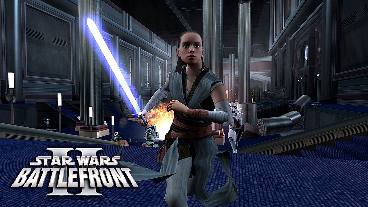 Star Wars Battlefront II Canon Mod Demo - Coruscant - Resistence Side
