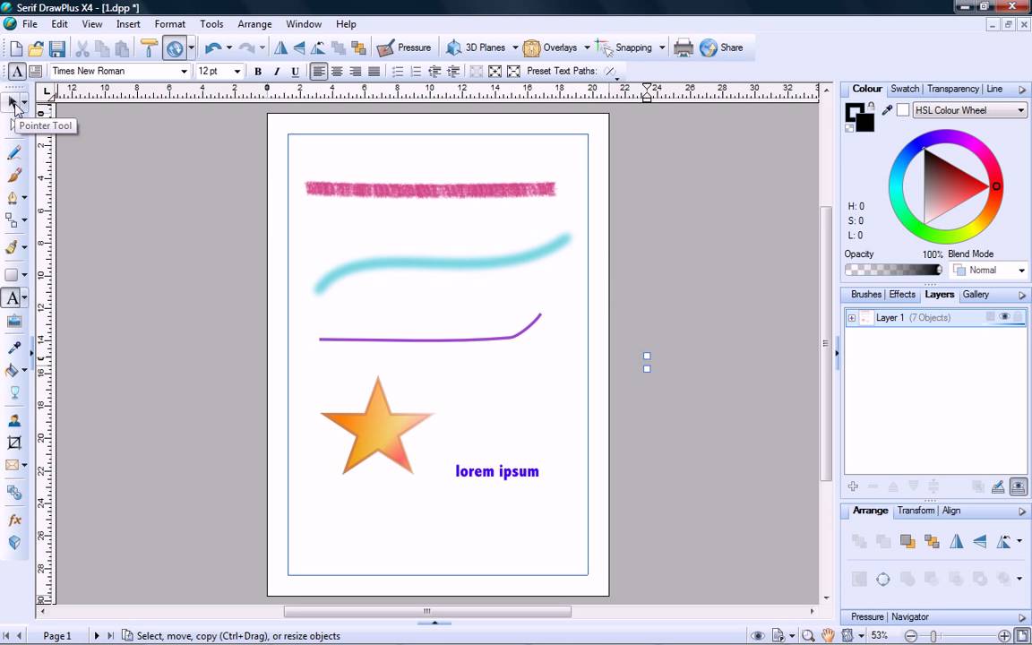 Serif DrawPlus X4 Tutorial - Quick Start