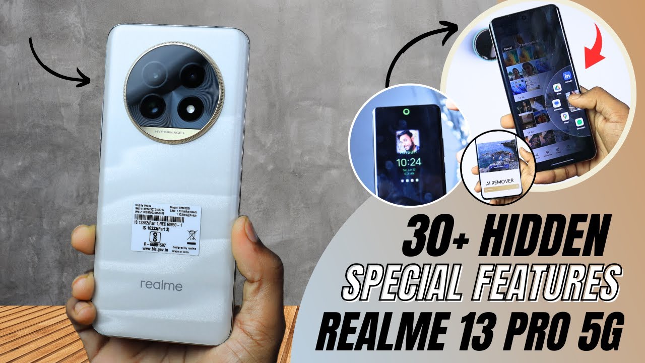 Realme 13 Pro 5G Tips And Tricks 🔥 30+ Special Features | realme 13 pro