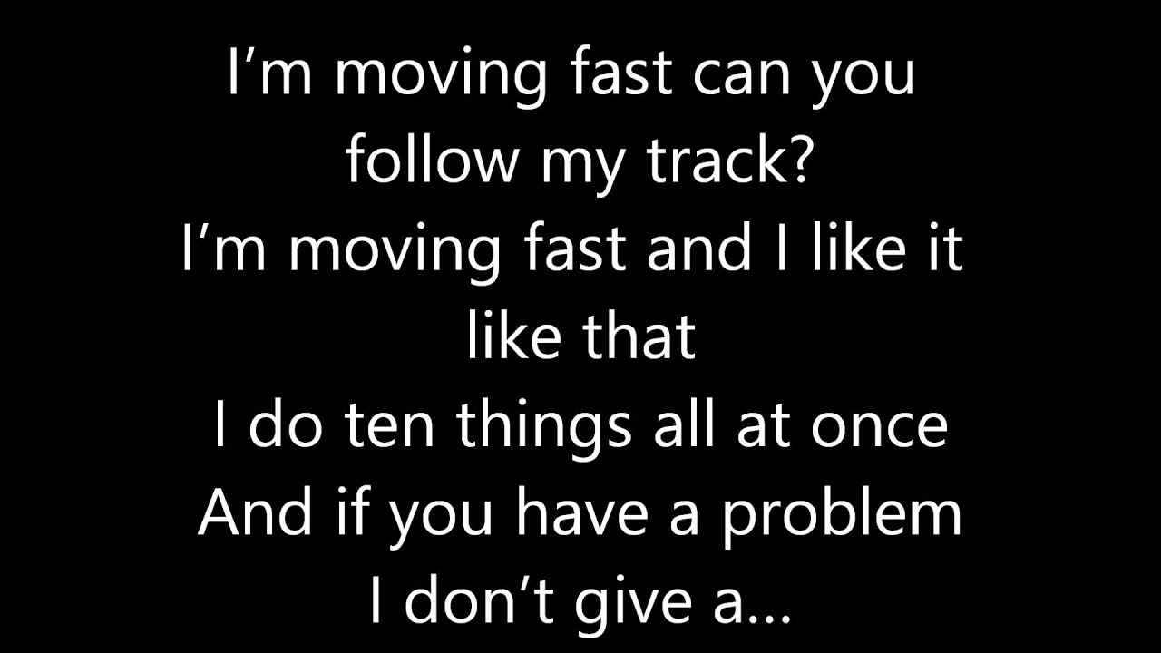 I Don't Give A.. - Madonna (Ft Nicki Minaj; lyrics on screen.)