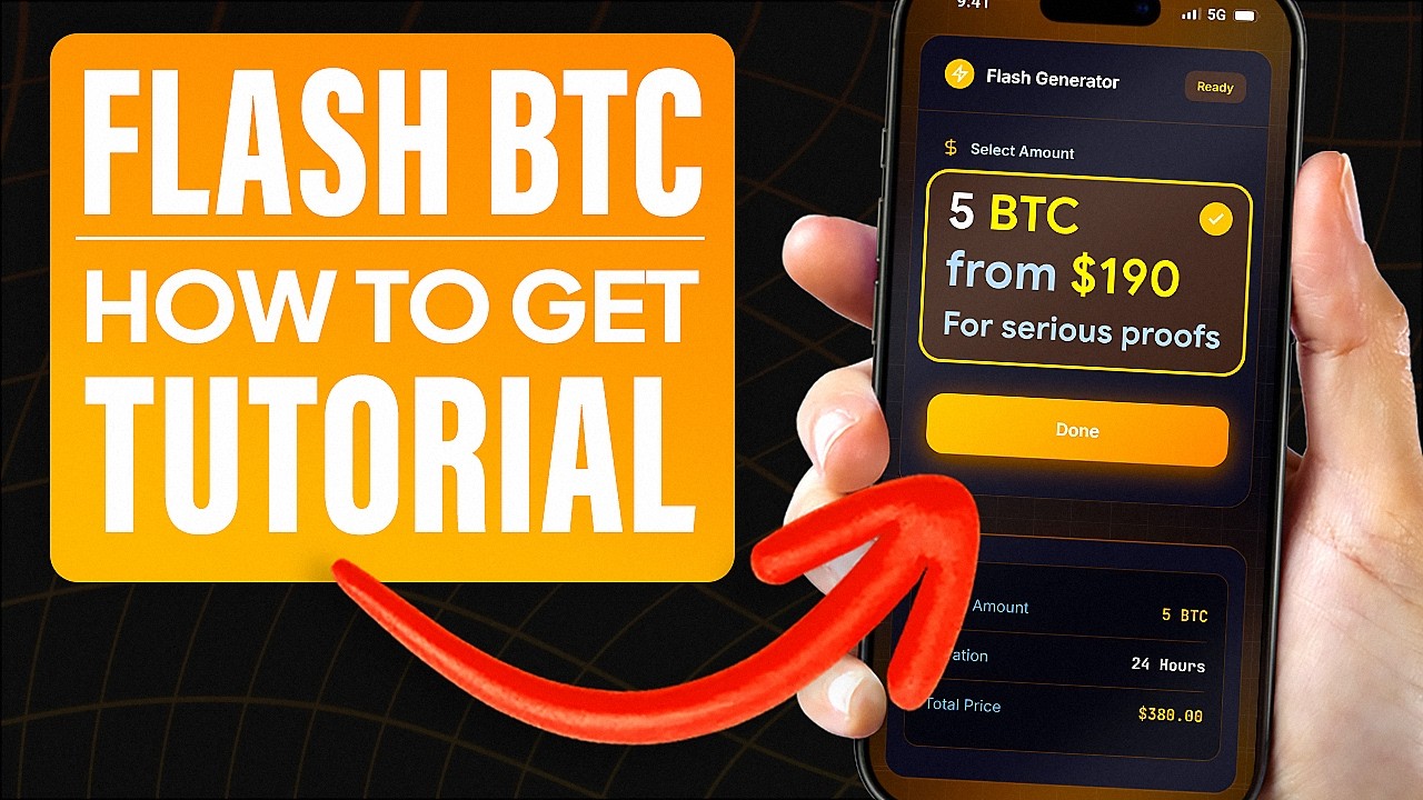 How to Create Flash Bitcoin (BTC) Fast | Guide 2026
