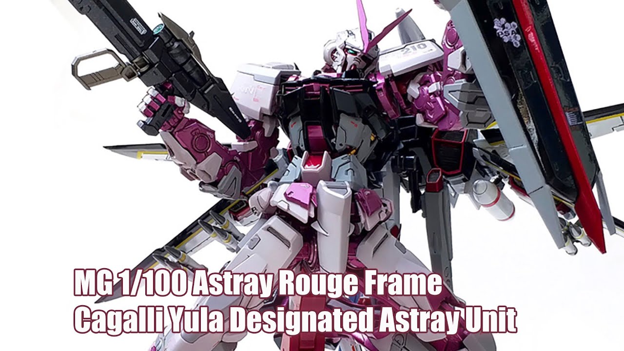 MG 1/100 Astray Rouge Frame Cagalli Yula Designated Astray Unit — Custom Build