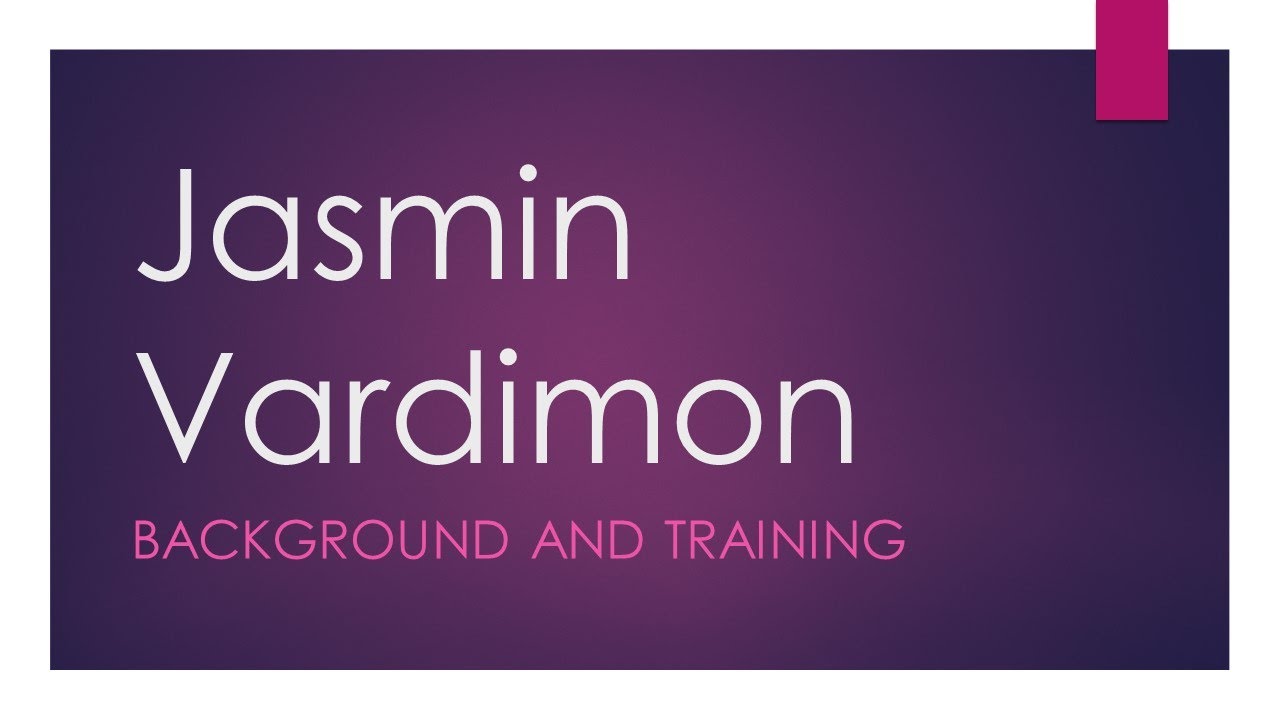 Jasmin Vardimon Background and Training