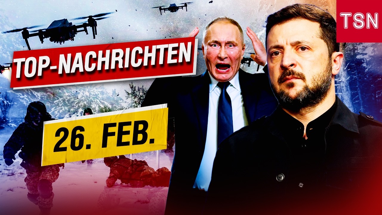 Top-News 26. Februar: WENDEPUNKT AN DER FRONT! USA unterst&uuml;tzten Ukraine nicht bei der UNO