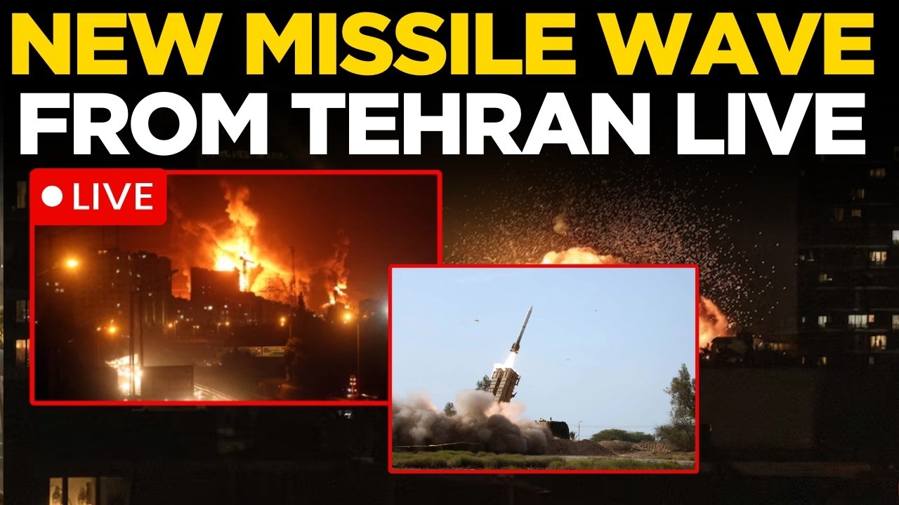 ISRAEL‑IRAN WAR LIVE | Iran Fires New Wave of Missiles at Israel and Gulf | War News LIVE