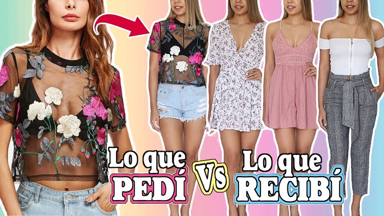 HAUL ROPA CHINA: LO QUE PEDÍ Vs LO QUE RECIBÍ ♡│Mirianny