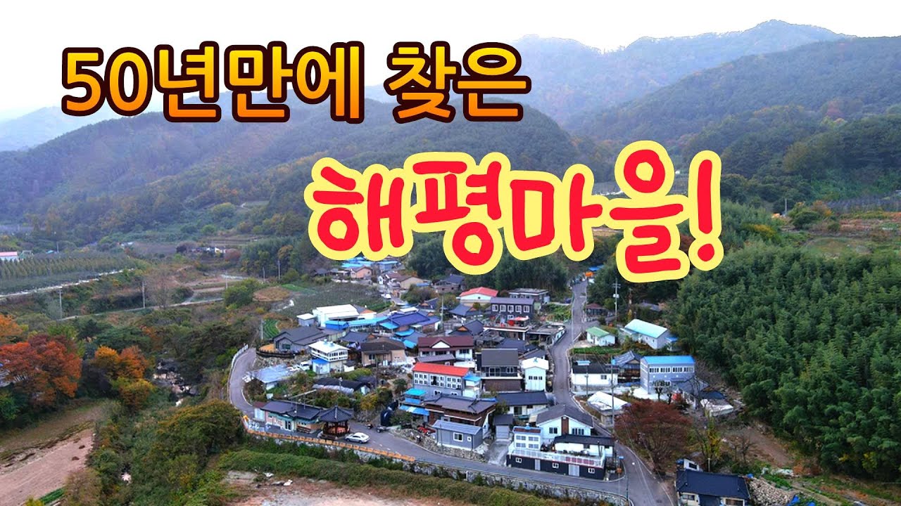 50년만에 찾아간 해평마을 40가구 살던 마을에도 빈집이 수두록!! Longing Hometown Village