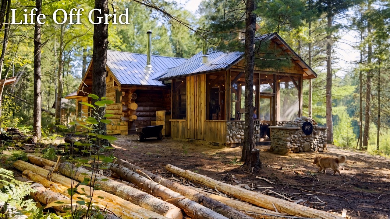 Bone Marrow, Street Corn, Cornbread | Off-Grid Cooking in the Cabin | Preparing for a Bowhunt