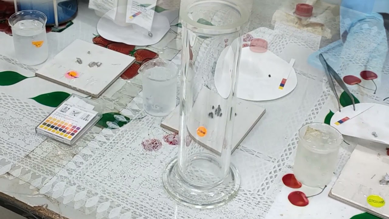 CHEMISTRY EXPERIMENT 4A Reactivity of the Group IA metals