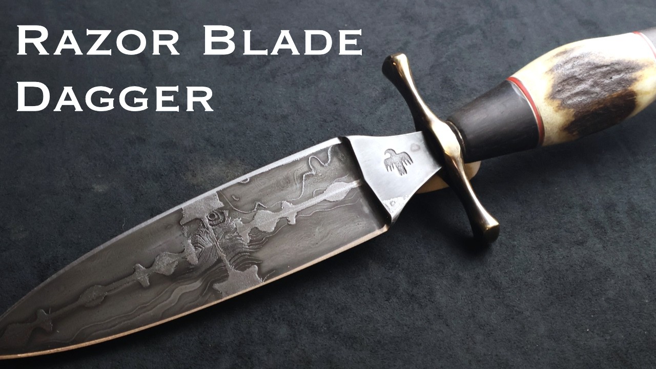 Forging a Razor Blade Dagger