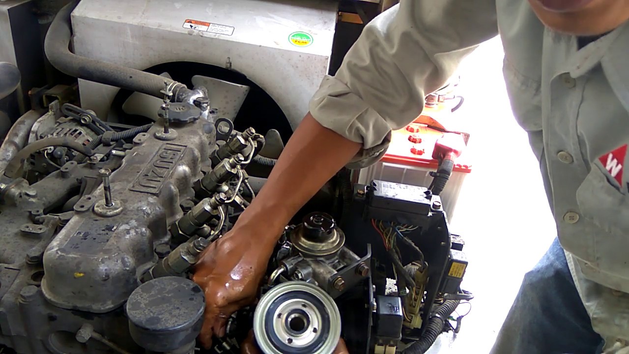 Tutorial servis forklift TCM yang tenaganya hilang /ngempos
