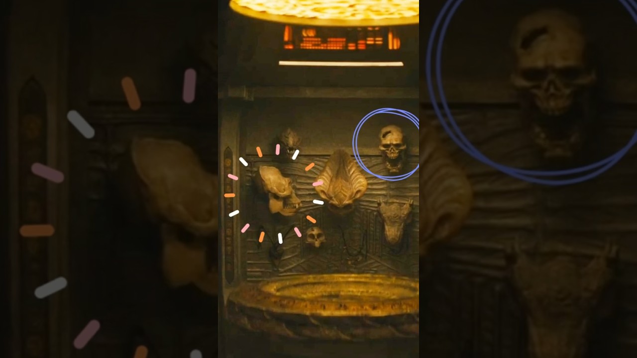 The Skulls In Predator: Badlands