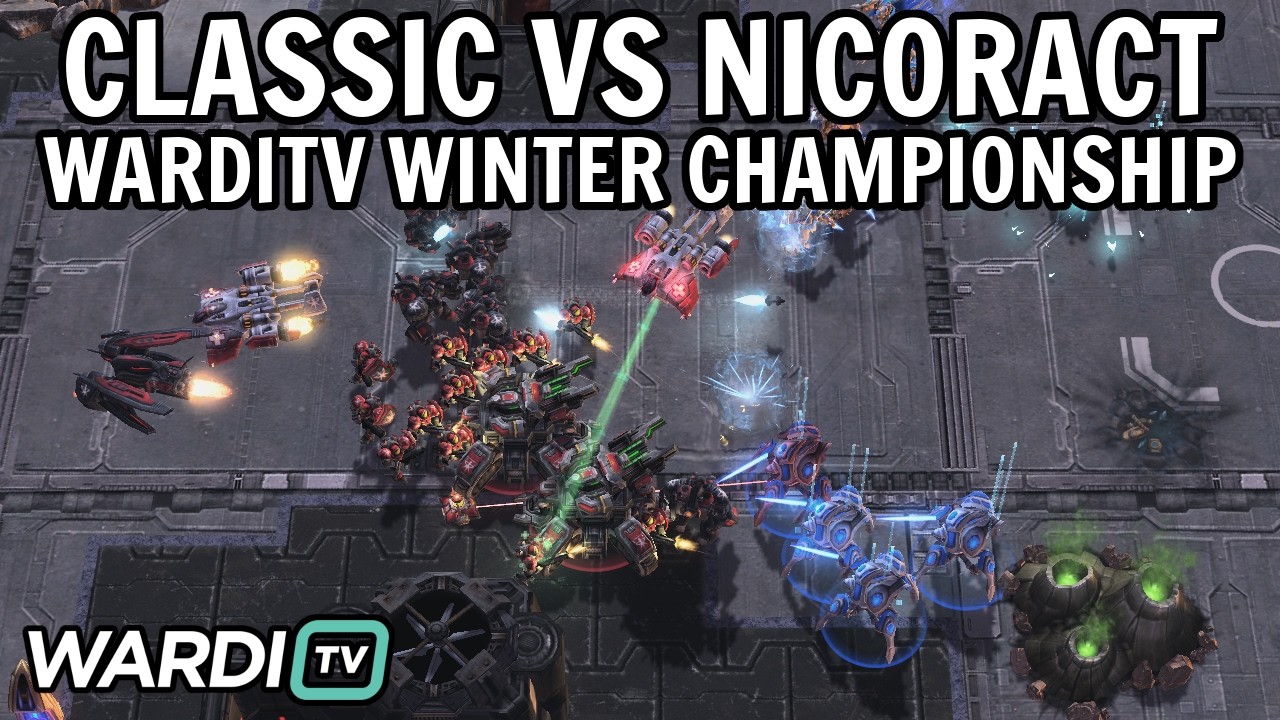 Classic против Nicoract (PvT) - Плей-офф зимнего чемпионата WardiTV [StarCraft 2]