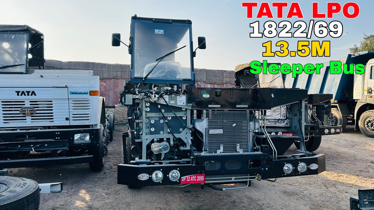 Tata LPO 1822/69 13.5M Sleeper Bus Chassis BS6 2026 Model Review (Price, Features, Mileage)