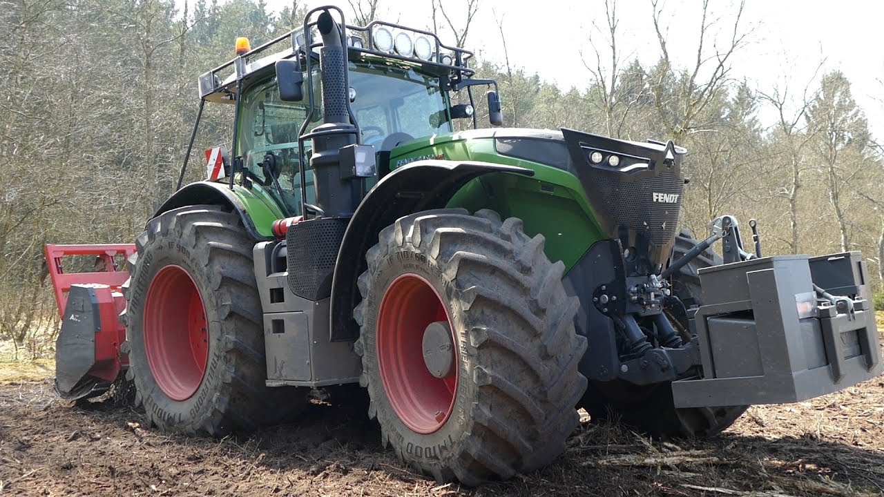 Best Of Fendt 1050 Vario Field & Forrest Work | Chrushing Stumbs & Seeding Crops | DK Agriculture